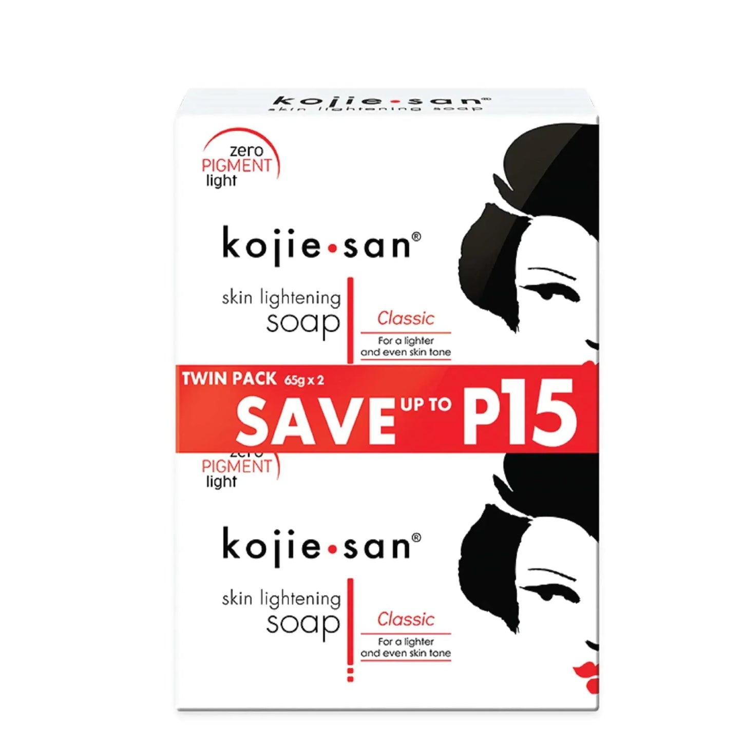 Kojie San Soap Original Kojic Acid Bars 3x 65g