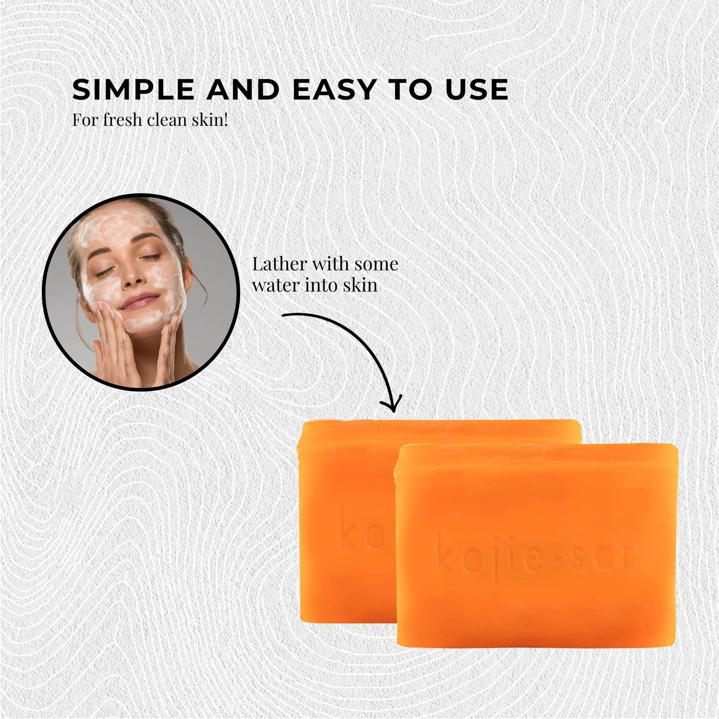 3x 65g kojie san kojic with acid bars soap original