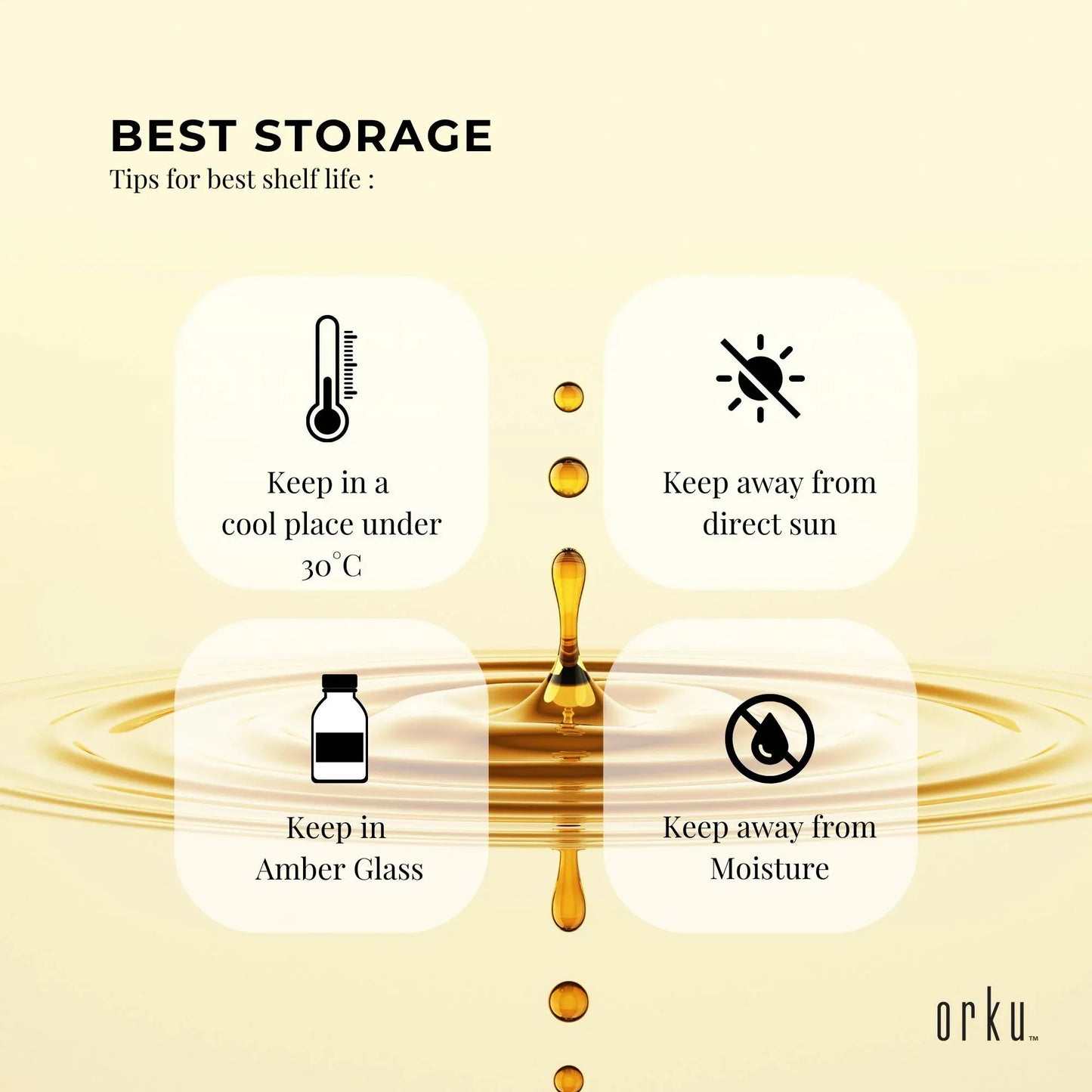 Orku 1L Organic Pumpkin Seed Oil – Virgin Cold Pressed Unrefined Cosmetic Gr.
