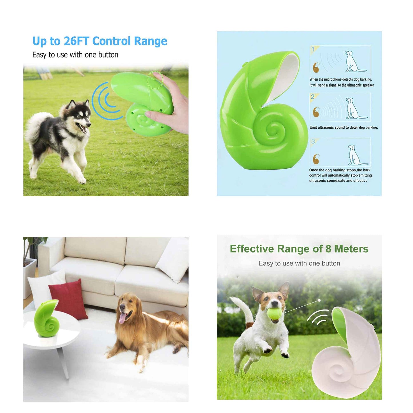 Indoor Dog Bark Ultrasonic Unit Sound Anti Barking Control Training Aid