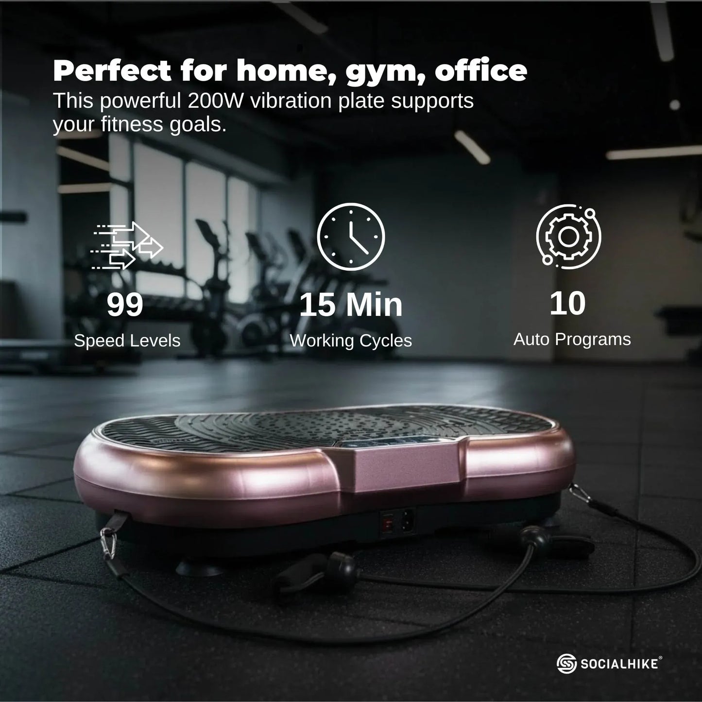 Machine Platform Exercise Vibrating Plate Whole Body Gold Vibration