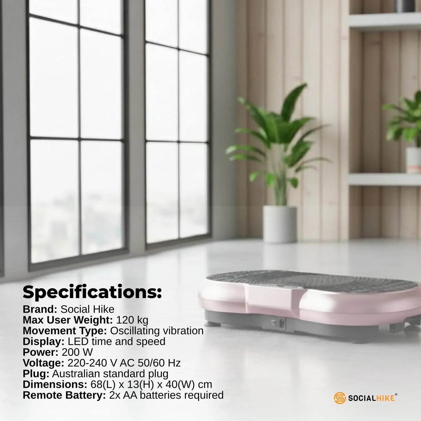 Machine platform exercise with vibrating plate whole body