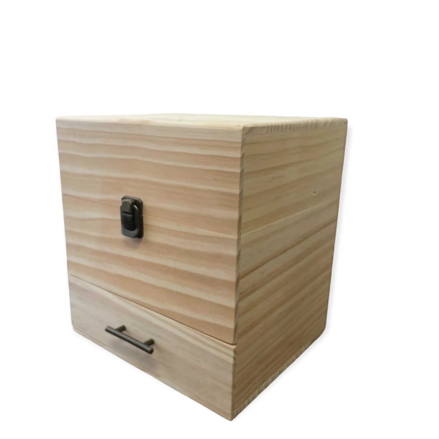 Essential Oils Storage Box 59 Slots - Wooden 3-Tier Bottle Holder