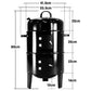 Wallaroo 3-in-1 Charcoal BBQ Smoker