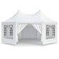 Wallaroo 6x4.5m Wedding Gazebo Marquee with Sidewalls
