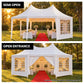 Wallaroo 6x4.5m Wedding Gazebo Marquee with Sidewalls