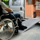 Kartrite 4ft Portable Aluminium Folding Wheelchair Ramp 275kg Heavy Duty Non-Slip Suitcase Ramp for Steps Kerbs