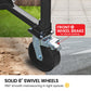 Kartrite Trailer Dolly Adjustable 2in Hitch Ball 1500kg Tongue Weight Capacity 8in Swivel Wheels Steel Trailer Mover