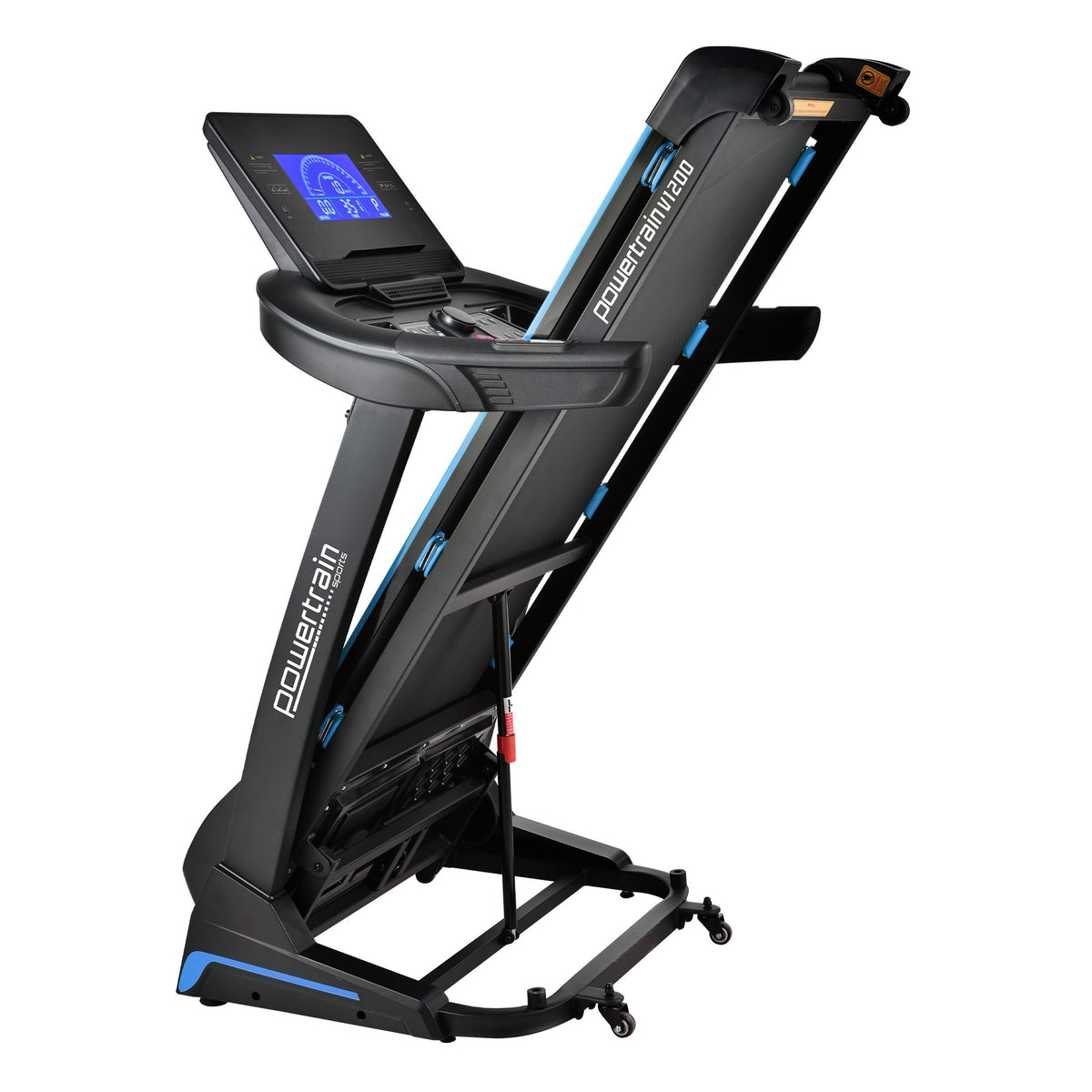 Powertrain V1200 Treadmill with Shock-Absorbing System Exercise Cardio Running Home Gym