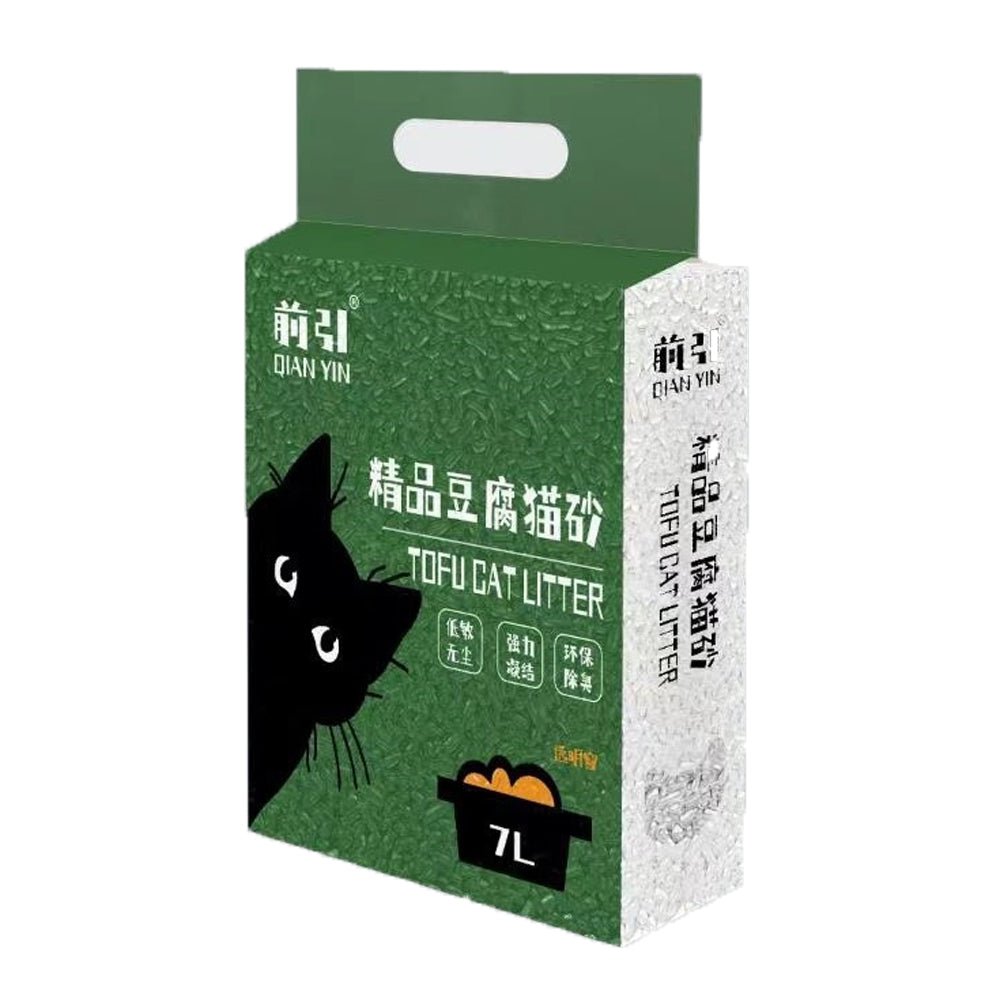 Dust-Free Tofu Cat Litter Quick Clumping & Odor Control Plant-Based Deodorizer Ideal for Multi-Cat Homes