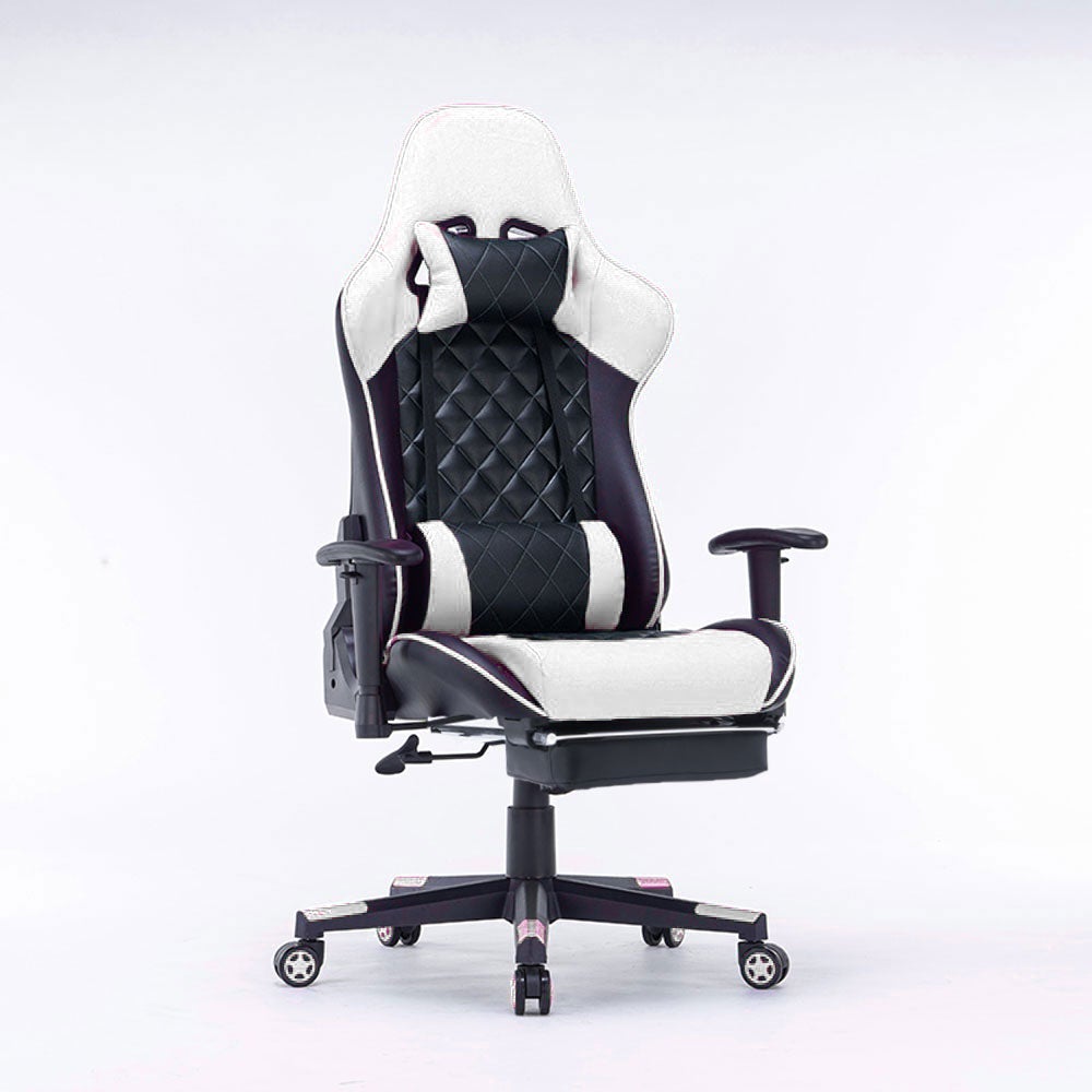 Gaming Chair Ergonomic Racing chair 165¬∞ Reclining Gaming Seat 3D Armrest Footrest Black Green