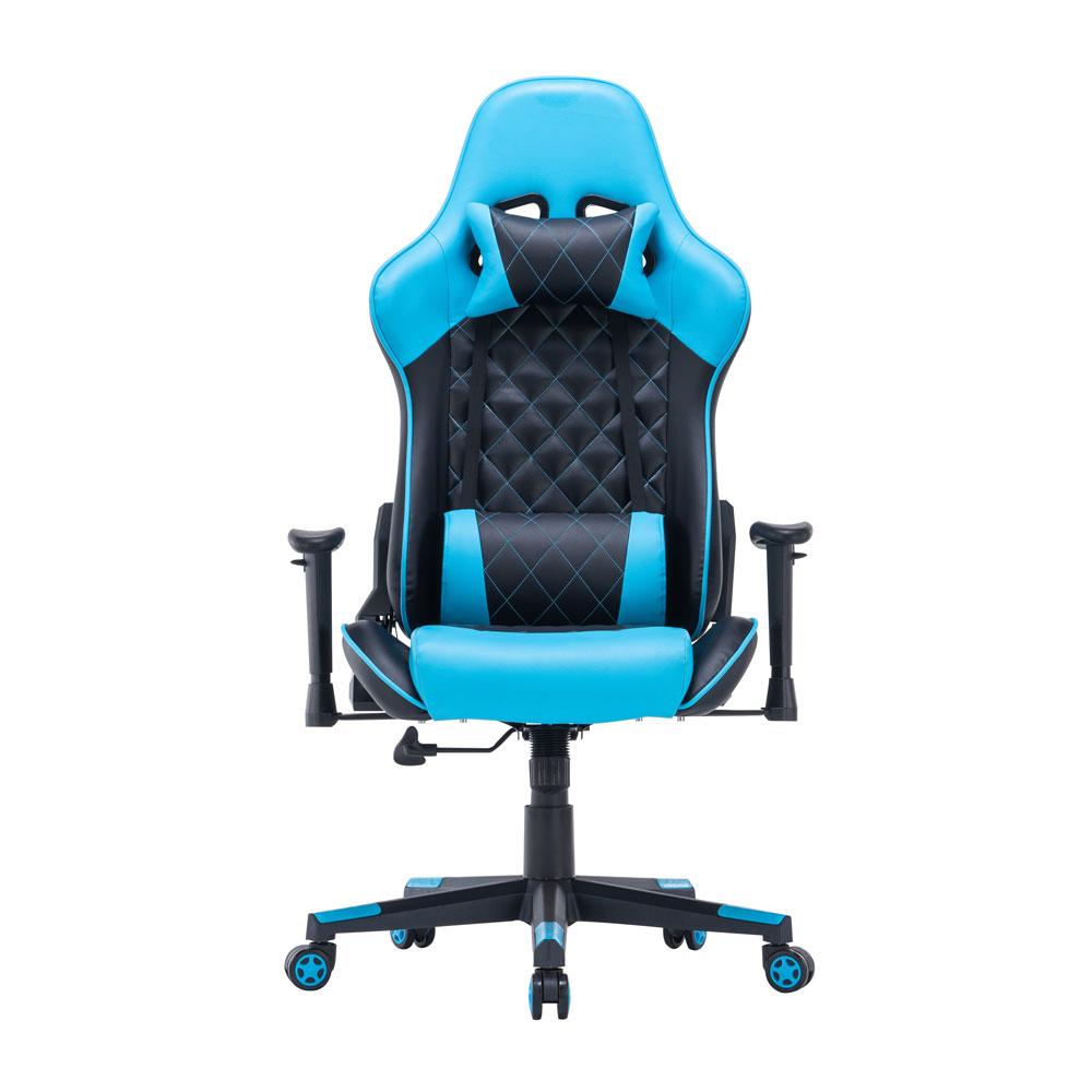 Gaming Chair Ergonomic Racing 165° Reclining Seat with 3D Armrest Footrest - Black