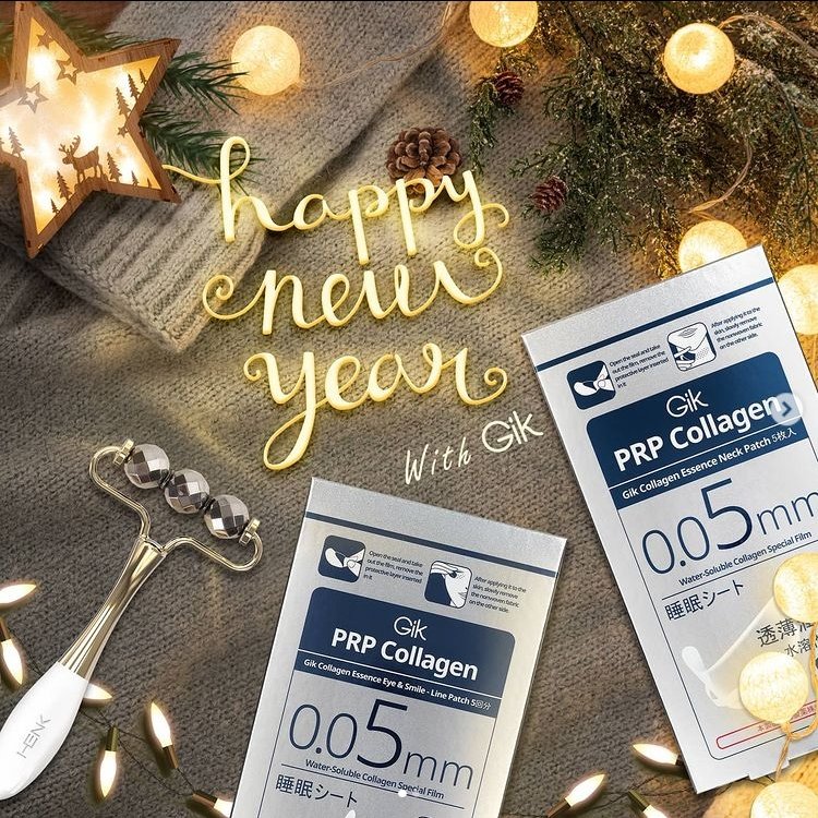 GIK PRP Collagen Essence Eye & Smile-Line/Neck Patch 5PCS - Eye