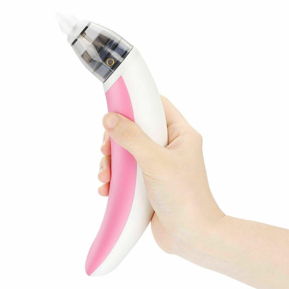 Baby Nasal Aspirator Safe Hygienic Nose Cleaner Snot Sucker for Baby - Red