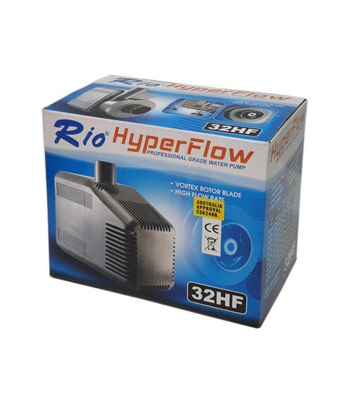 Submersible Water Pump 7300L/HR Rio Hyperflow 32HF Professional Grade for Hydroponic Systems