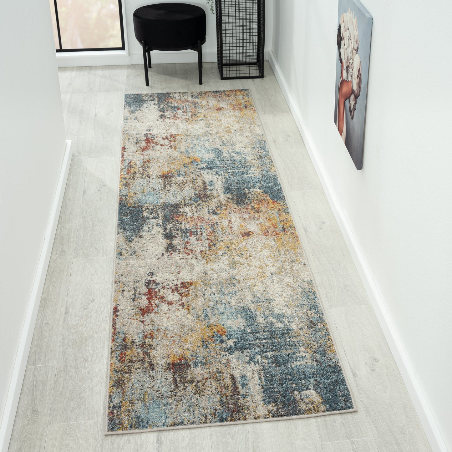 Oriental Multi Hues Rug - Multi - 120x170