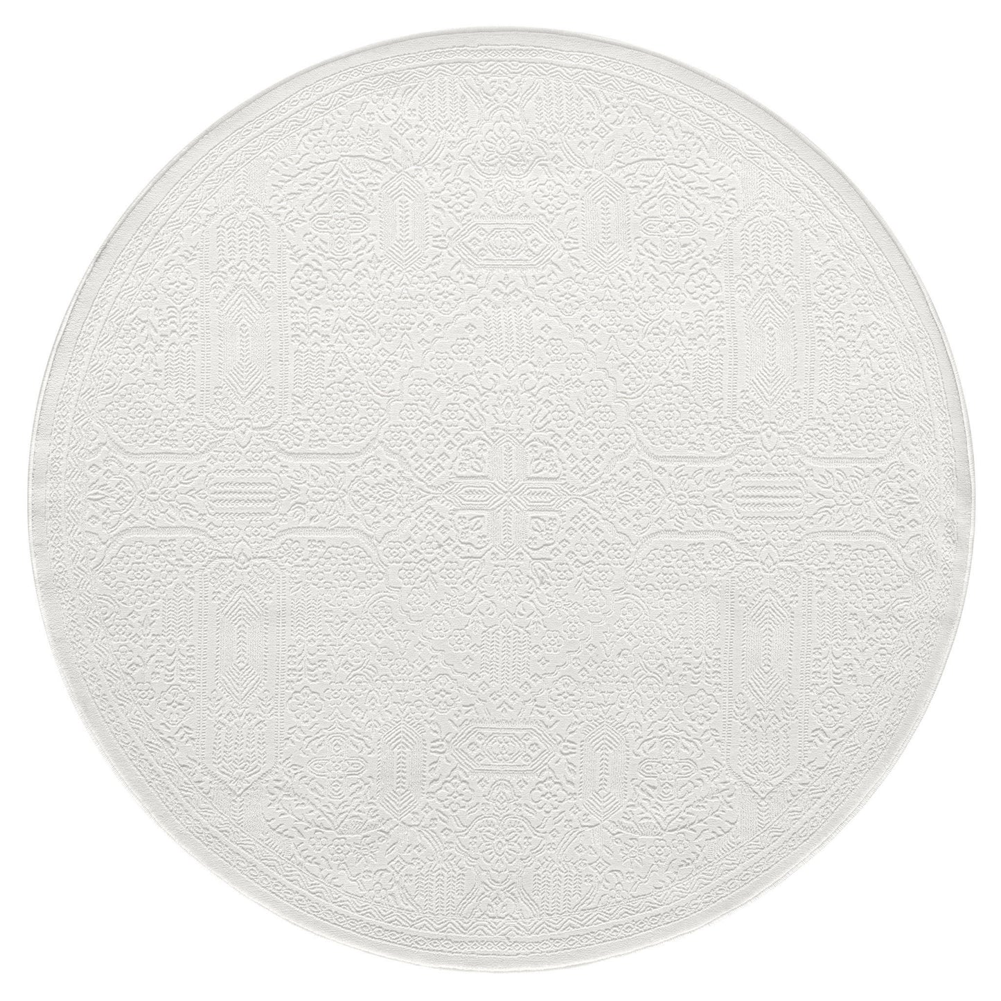 Grande Jacquard Rug - Ivory - 160x230