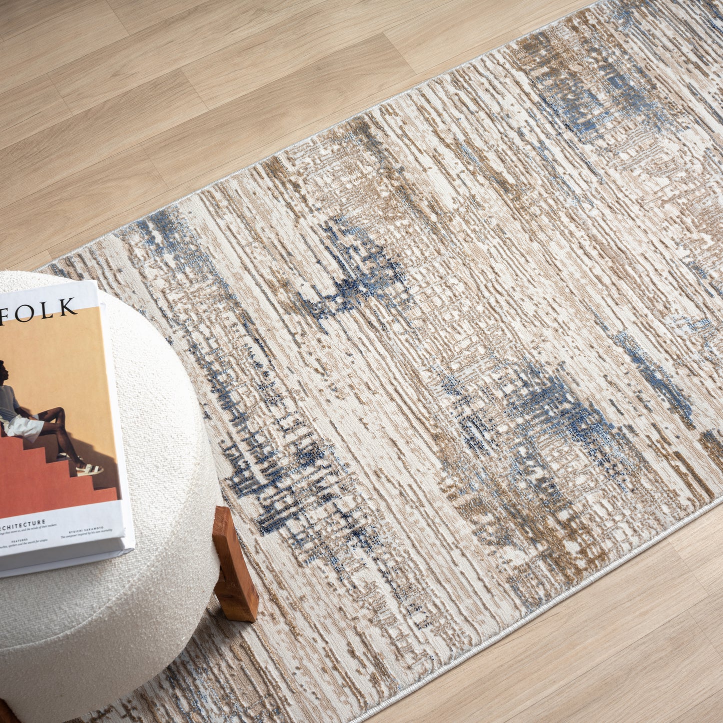 Grande Jacquard Rug - Stone - 160x230