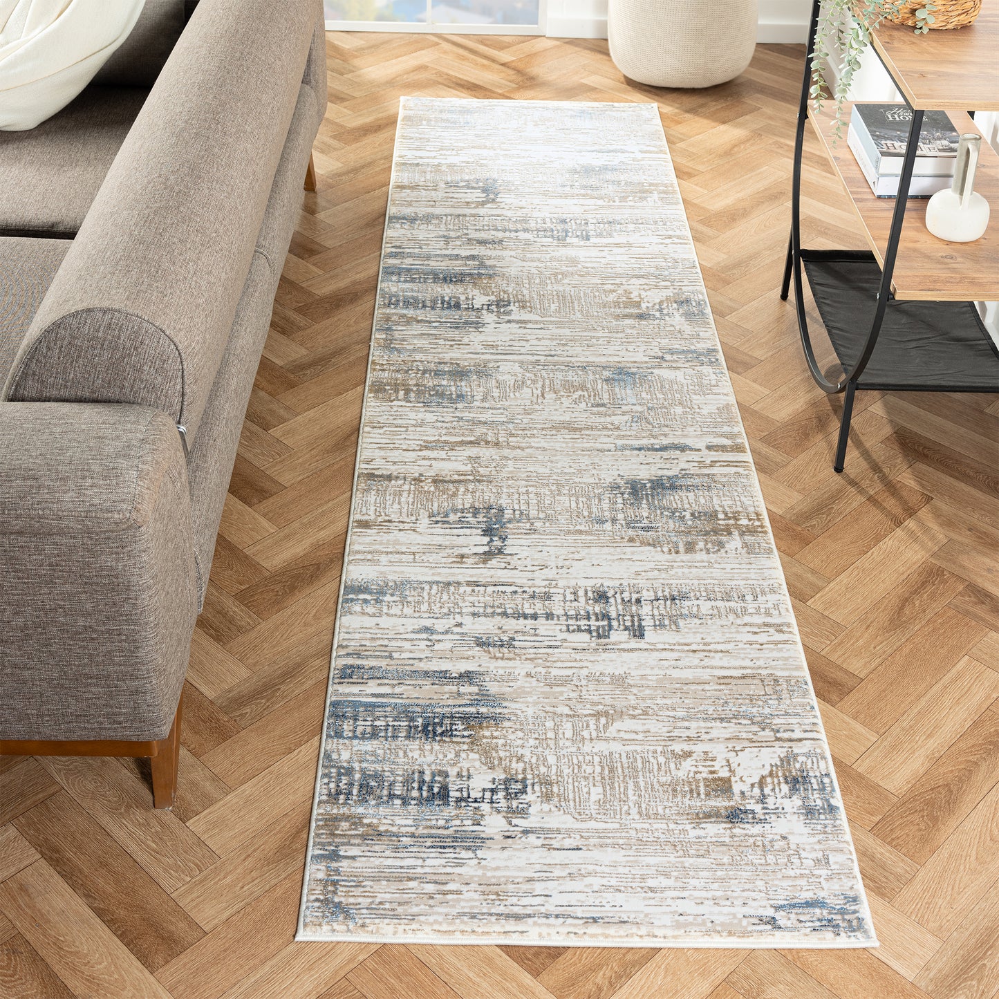 Grande Jacquard Rug - Stone - 80x150