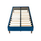 Bed Frame Velvet Blue - Queen