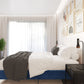 Bed Frame Velvet Blue - Queen