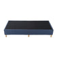 Metal Bed Frame Mattress Foundation - Blue Queen