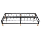 Metal Bed Frame Mattress Foundation - Blue Queen