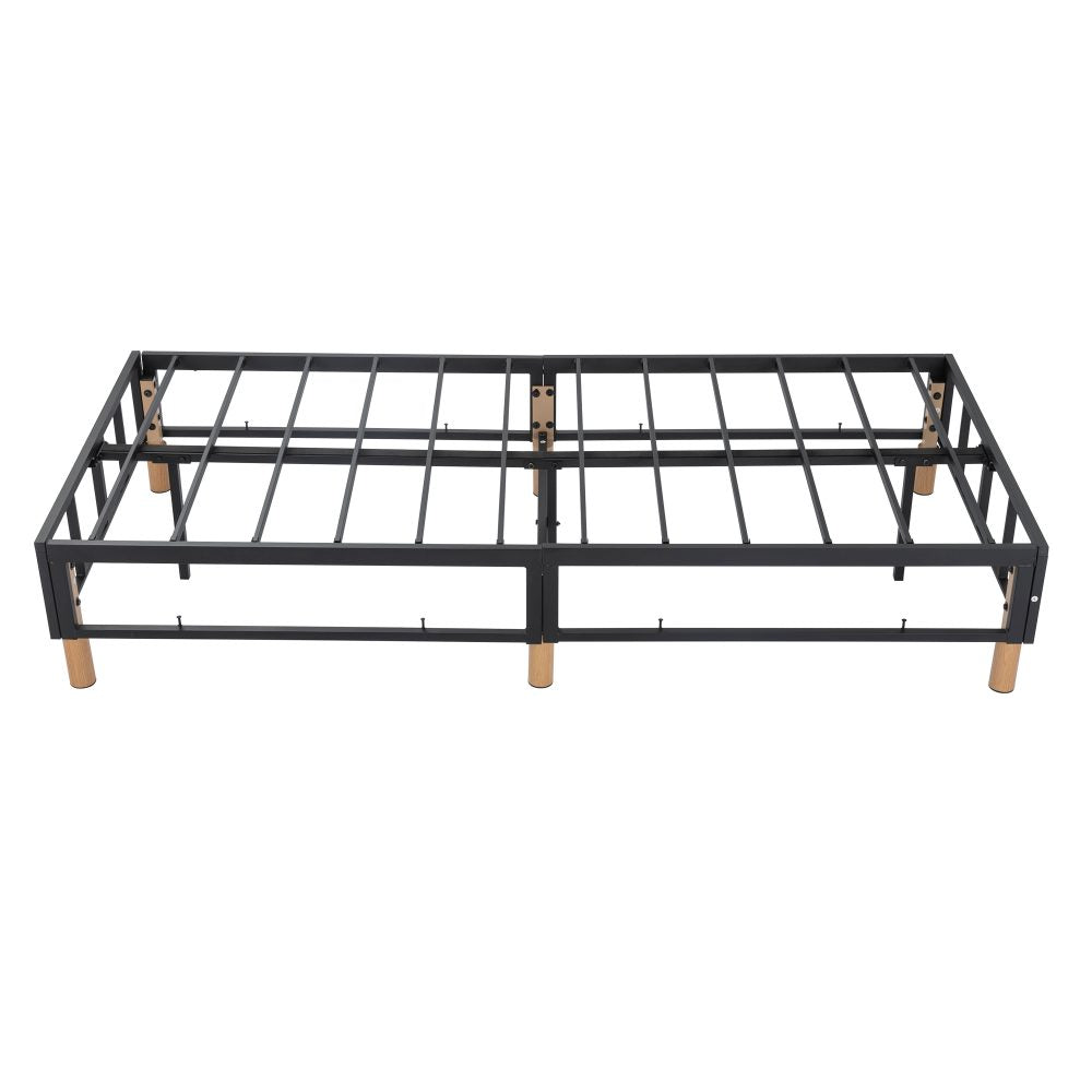 Metal Bedframe Mattress Foundation (Dark Grey) ‚Äì Double