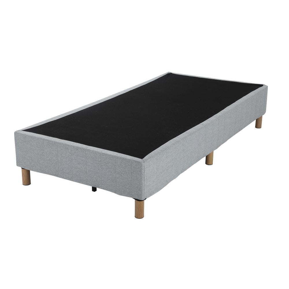 Metal Bedframe Mattress Foundation (Light Grey) ‚Äì Single