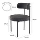 Elsa Dining Chairs Charcoal Chic Boucle Set