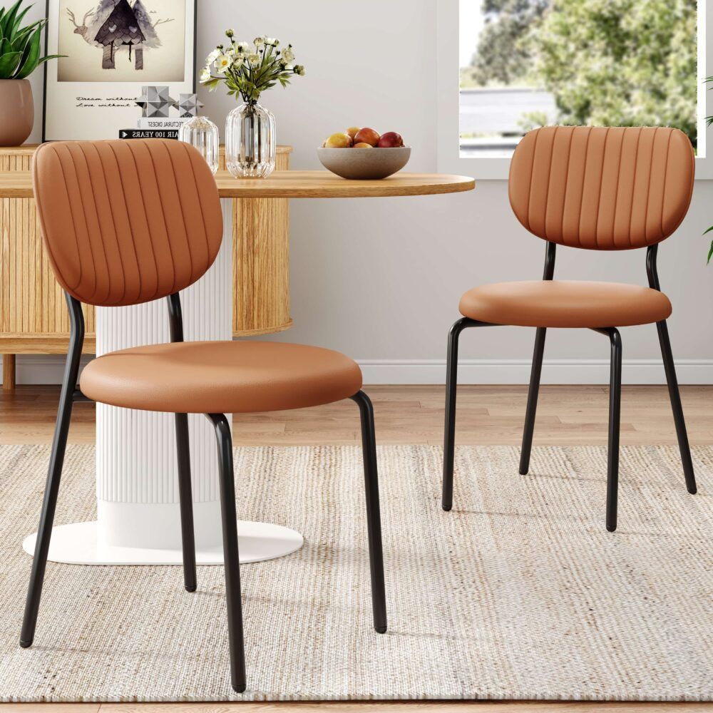 Tan Temptation Chair Duo - Stylish Accent Seating