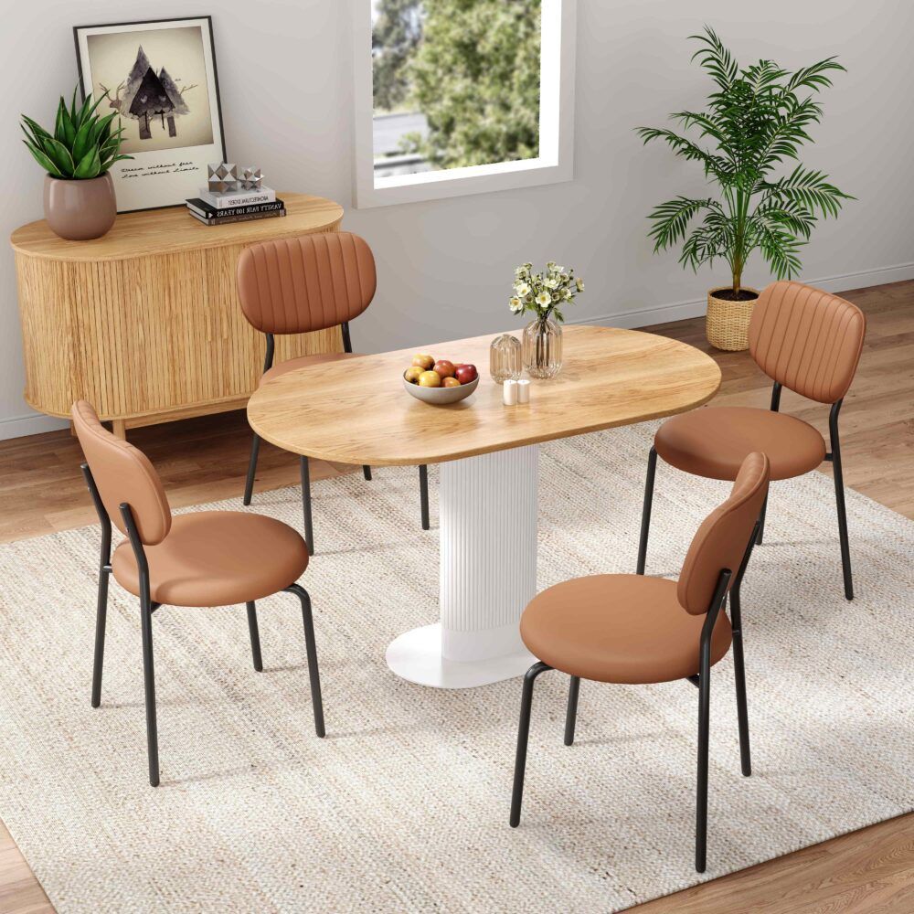 Tan Temptation Chair Duo - Stylish Accent Seating