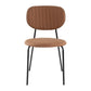 Tan Temptation Chair Duo - Stylish Accent Seating