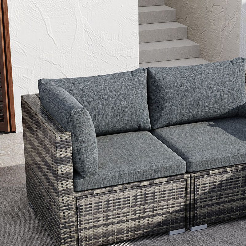 Outdoor Modular Lounge Sofa - Grey