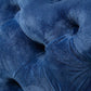 Ottoman Rectangular Elsa Navy Blue Velvet