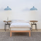 Wooden Bed Base Frame King Single Size Warm Natural