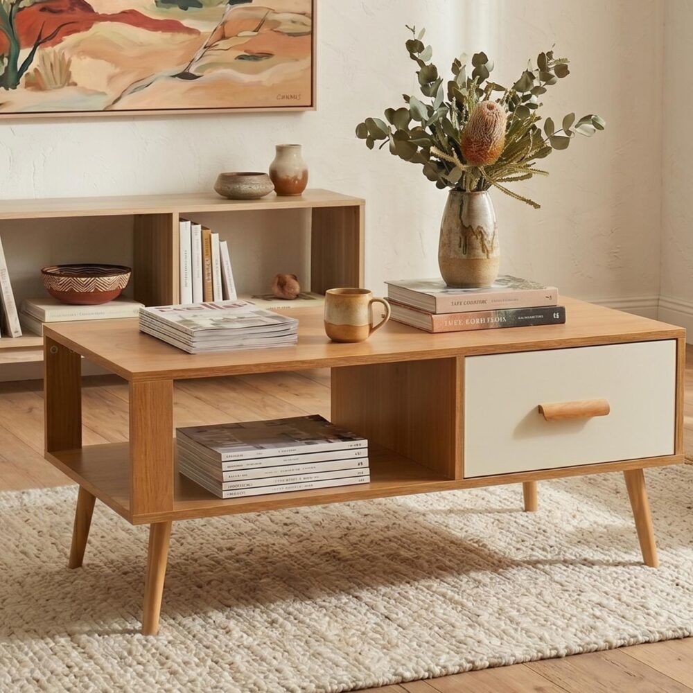 Entertainment Unit TV Unit 100CM with Storage Drawer