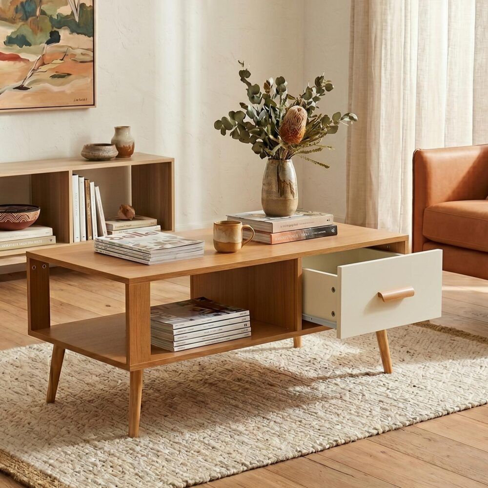 Entertainment Unit TV Unit 100CM with Storage Drawer