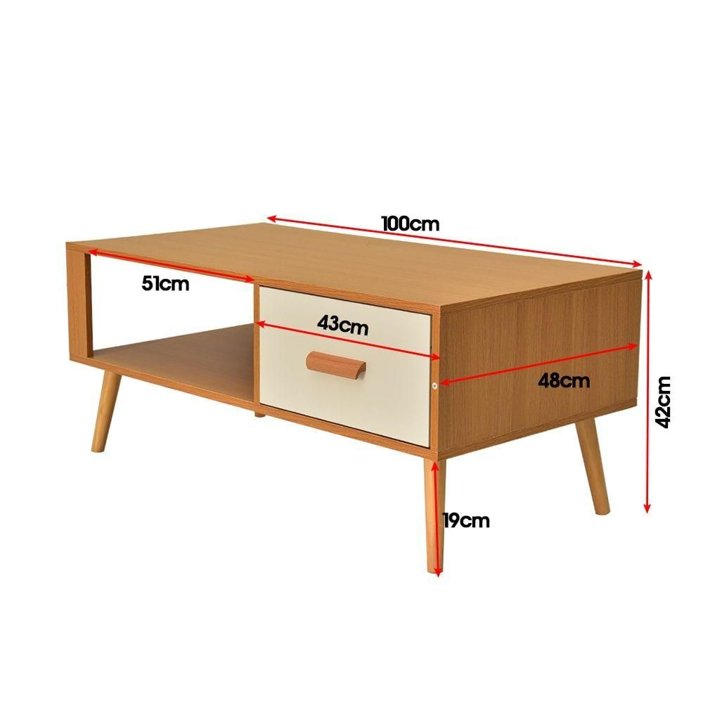Entertainment Unit TV Unit 100CM with Storage Drawer