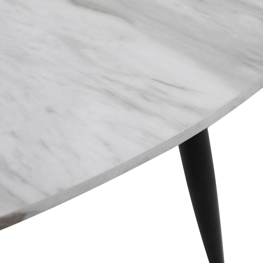 Coffee Table Minimalist Marble Effect Round