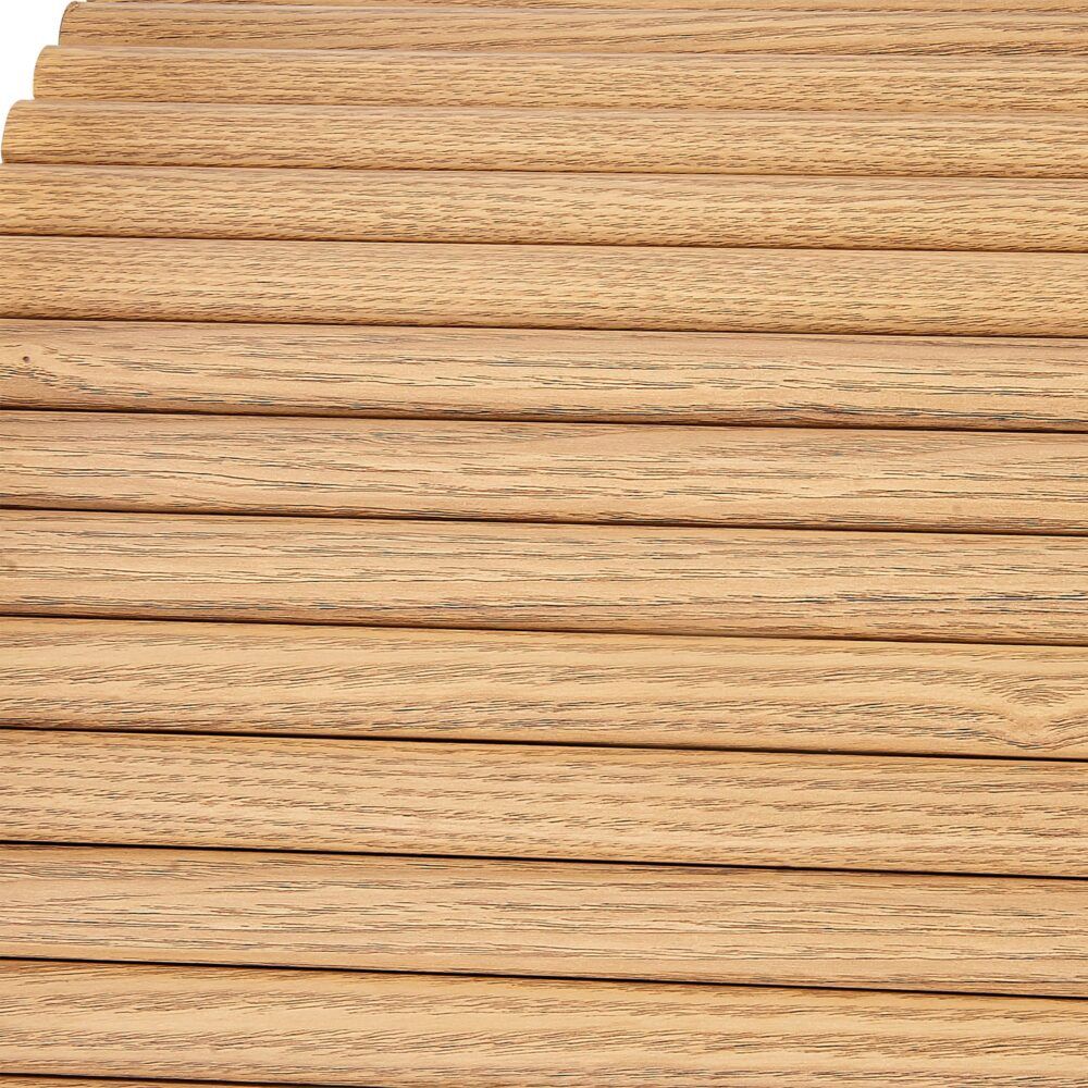 Coffee Table Luxe Ribbed Round Wooden