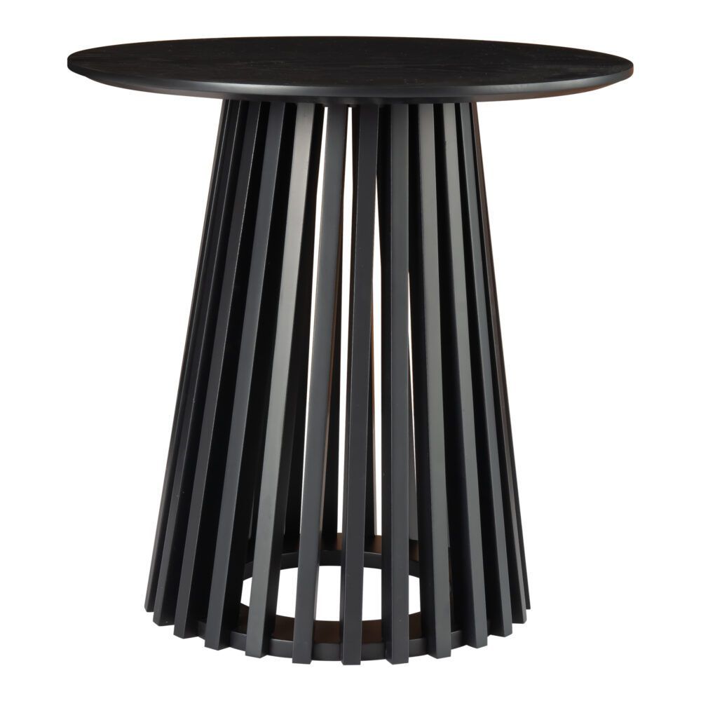 Palmer Charcoal Chic Side Table - Contemporary Style