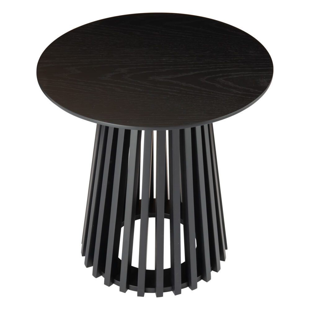Palmer Charcoal Chic Side Table - Contemporary Style
