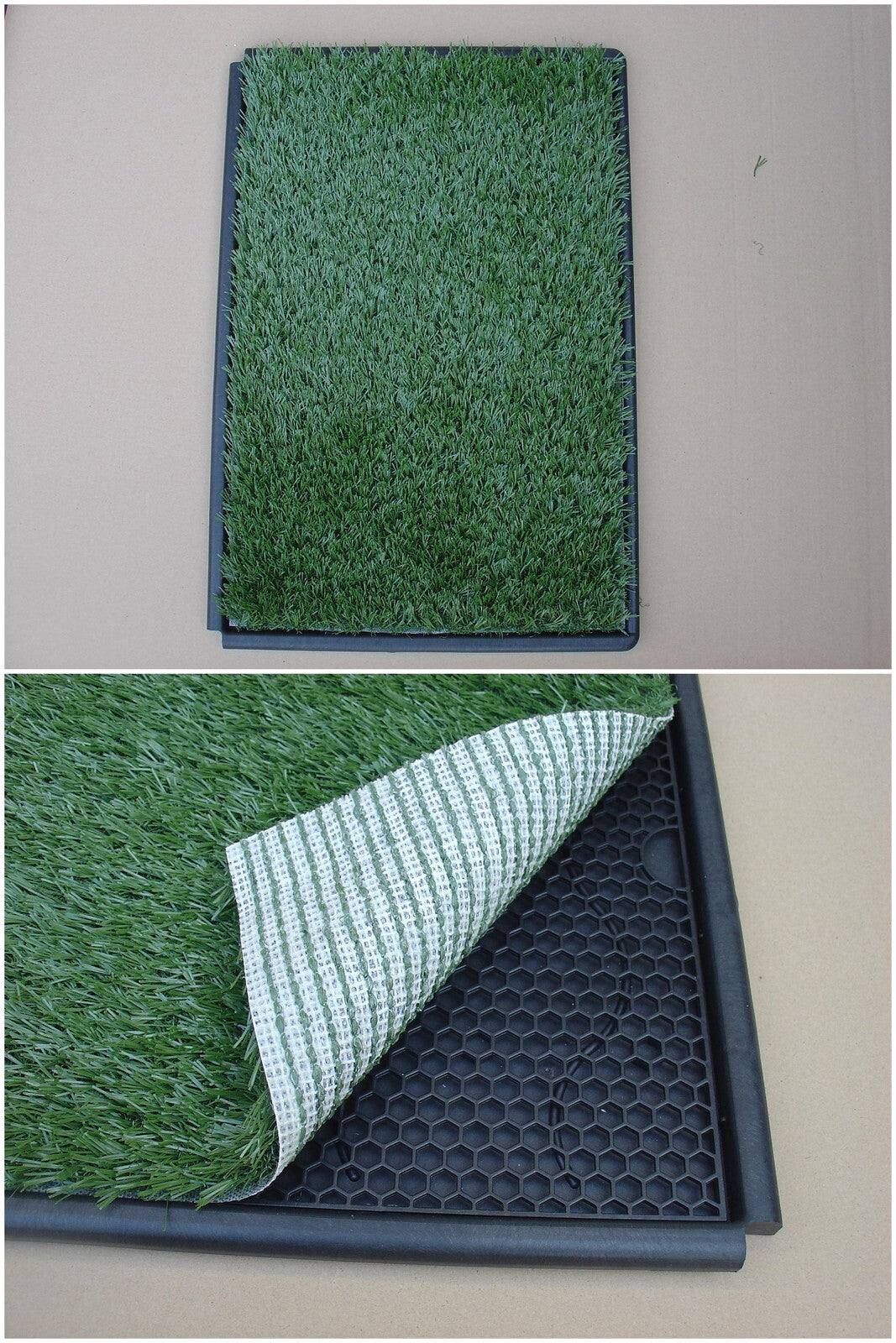 Dog Puppy Toilet Indoor Grass Potty Training Mat Loo Pad 85 x 63 cm