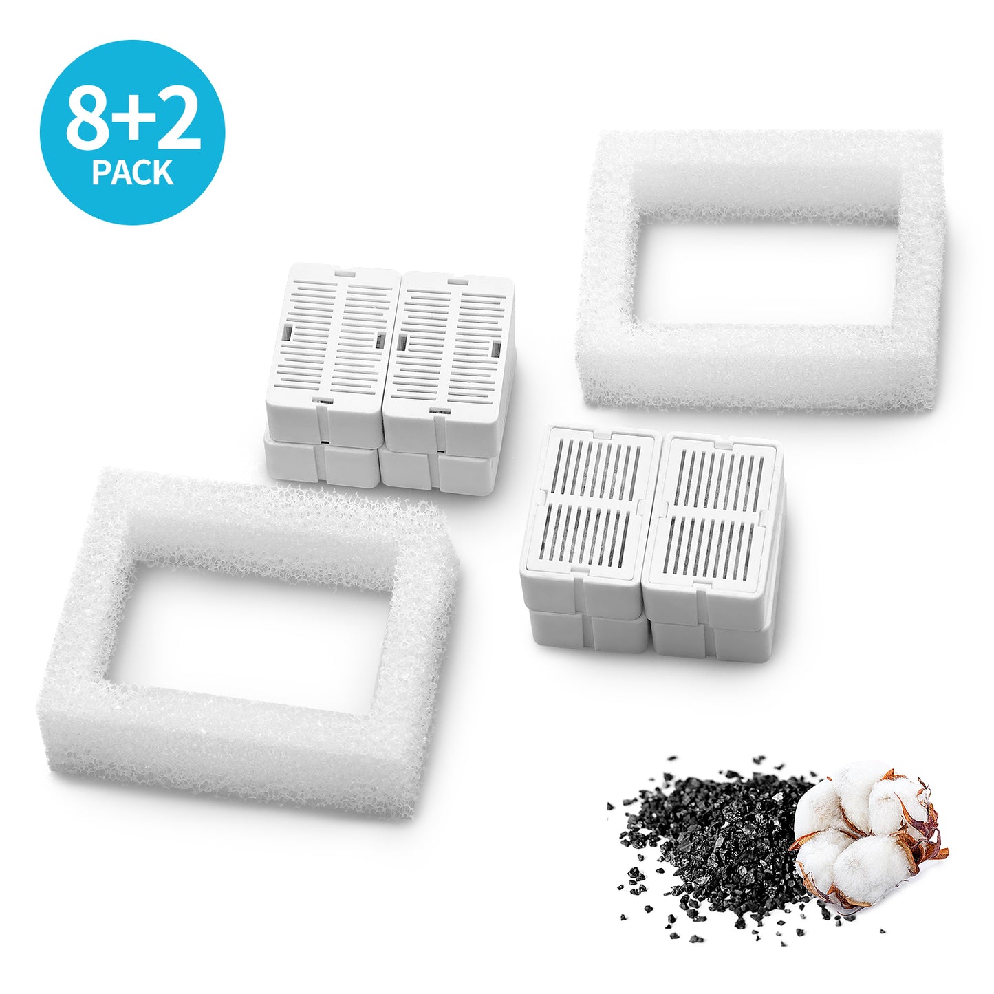 Pet Dog Cat Fountain Filter 16x Replacement Activated Carbon Filtration System