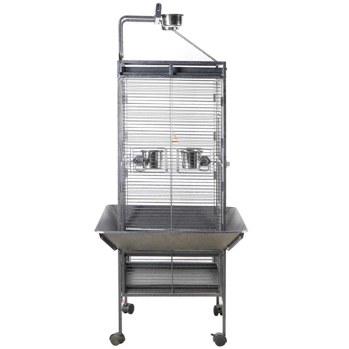 Bird Cage Large 153cm Budgie Parrot Aviary with Metal Tray and Wheel