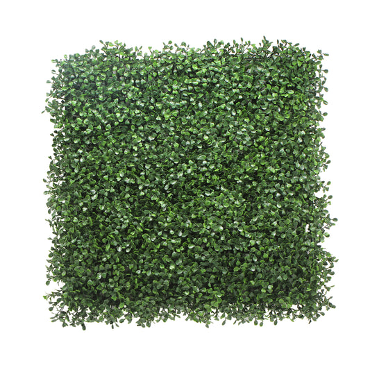 Artificial Plant Wall Grass Panels Vertical Garden Tile Fence Set of 4 - 50x50cm Green