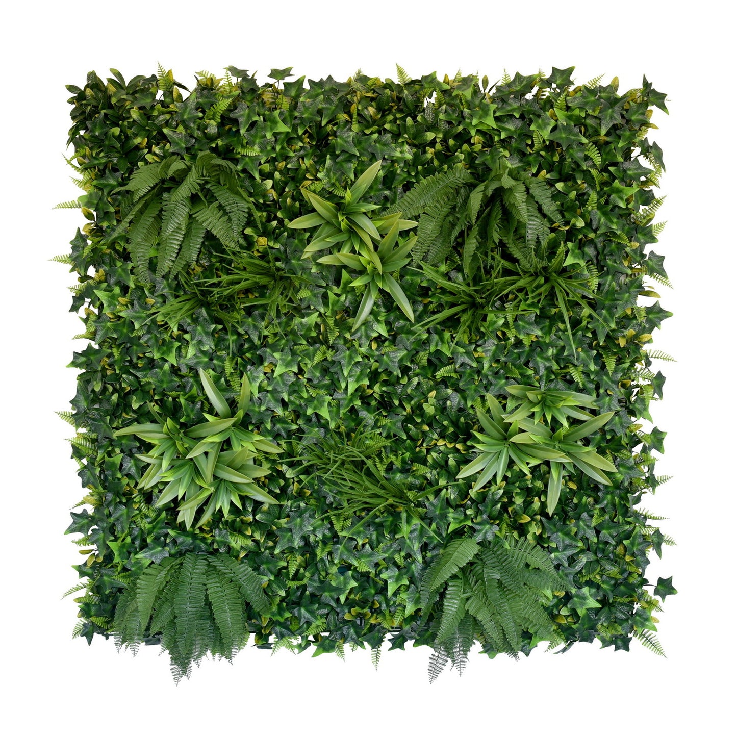 Artificial Plant Wall Décor 5 SQM Grass Panels Vertical Garden Foliage Tile Fence 1X1M Green