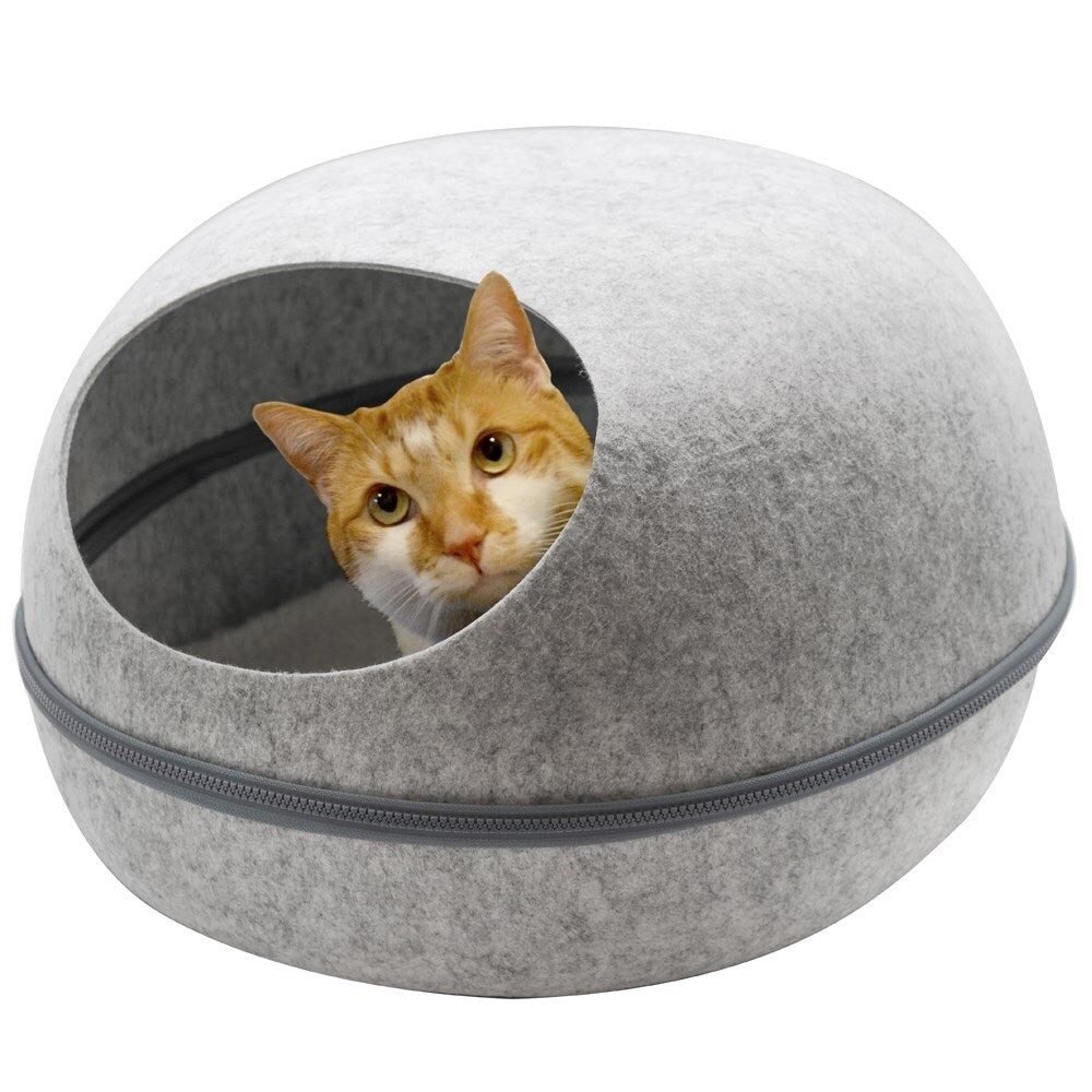 Cat Bed Large Cave Soft Cushion Igloo Kitten Mat House Dog Puppy