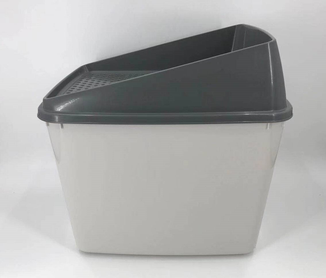 Cat Litter Box XL Top Entry No Mess Large Enclosed Covered Kitty Tray